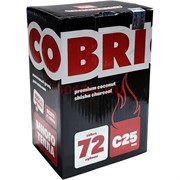 Уголь для кальяна Cocobrico 72 шт 25 мм Big кокосовый 1 кг Кокобрико