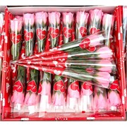 Роза розовая (2642) с ароматом 33 см 36 шт/упаковка