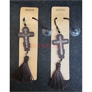 Подвеска православная (B-82) деревянная с присоской 12 шт/упаковка