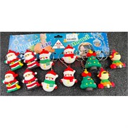 Брелок резиновый (B-2) новогодний 120 шт/блок