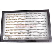 Кольцо металлическое (KL-2313) золото и серебро 100 шт/упаковка