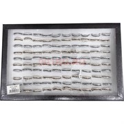 Кольцо металлическое (KL-2316) золото и серебро 100 шт/упаковка