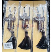 Подвеска Крест (2648K) на присоске коричневый 12 шт/упаковка