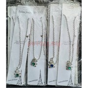 Подвеска металлическая (BS-B158) мишка сердце цветное 12 шт/упаковка