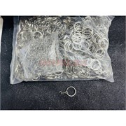 Кольцо для брелка 30 мм (B-173) с цепочкой цвет металл 1000 шт/упаковка