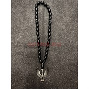 Подвеска (четки) Орел черные бусины 12 шт/упаковка (B-97)