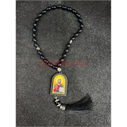 Четки подвеска православные (B-38) с деревянной иконкой Иисус 12 шт/упаковка