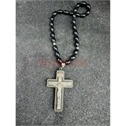 Четки подвеска православные (B-46) с деревянным крестом 12 шт/упаковка