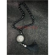 Четки подвеска мусульманские (B-59) круглый медальон 12 шт/упаковка