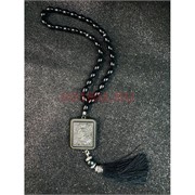 Четки подвеска мусульманские (B-61) прямоугольный медальон 12 шт/упаковка