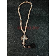 Четки подвеска православные (B-65) с деревянным крестом 12 шт/упаковка