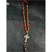 Четки подвеска православные (B-72) с деревянным крестом 12 шт/упаковка