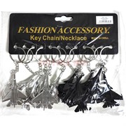 Брелок металлический (KY-893) самолет истребитель 12 шт/упаковка