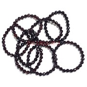 Браслет гранат 8 мм граненый натуральный