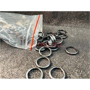 Кольцо из гематита тонкое (KL-2628) прямое 100 шт/упаковка