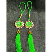 Подвеска мусульманская (G-41) с зелеными нитками 12 шт/упаковка