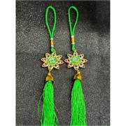 Подвеска мусульманская (G-42) с зелеными нитками 12 шт/упаковка