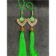 Подвеска мусульманская (G-45) с зелеными нитками 12 шт/упаковка