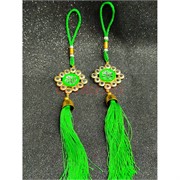 Подвеска мусульманская (G-46) с зелеными нитками 12 шт/упаковка