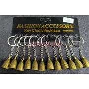 Брелок металлический (KY-938) колокольчик 12 шт/упаковка