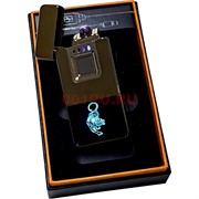 Зажигалка USB электроимпульсная двойной разряд с картинками