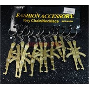 Брелок металлический (KY-920) автомат Калашникова 12 шт\упаковка