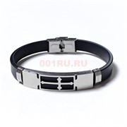 Браслет каучуковый (N-108) с крестом 12 шт/упаковка