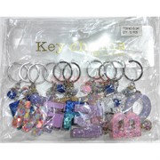 Брелок пластмассовый (IG-241) «буквы» 12 шт/упаковка