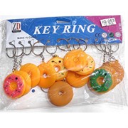 Брелок резиновый (IG-253) «пончик» 12 шт/упаковка