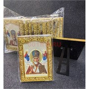 Икона на подставке (KN-G727) размер 10x7 см 12 шт/упаковка (вариант 5)