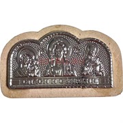 Иконка на липучке (KN-G204) дерево металл 12 шт/упаковка