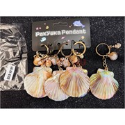 Брелок ракушка (KY-B308) с аксессуарами 6 шт/упаковка