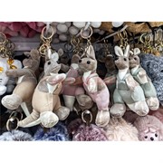 Брелок мягкий Кенгуру с золотой фурнитурой 12 шт/упаковка