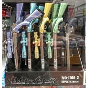 Ручка гелевая (1109-2) синяя винтовка с оптическим прицелом 30 шт/упаковка