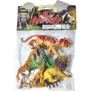 Набор животных 4-в-1 Wild Animals с аксессуарами