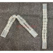 Четки перекидные из пластмассы (CK-110) цвет прозрачный 12 шт/упаковка