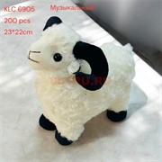 Игрушка музыкальная 23 см Козел Баран (6905) символ 2027 года
