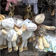 Брелок мягкий Барашка с вытаскивающимися ножками 12 шт/упаковка