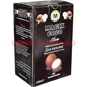 Уголь для кальяна Magix Coco Slim 1 кг 108 шт кокосовый