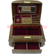 Шкатулка-автомат 3-ярусная выдвижная 15*15*27