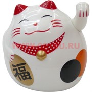 Кот Манэки-неко на батарейках 8 см, 192 шт/кор (цвет белый)
