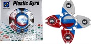 Спиннер Plastic Gyro триколор 4 лопасти с шариками