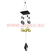 Музыка ветра (KL-1328) колокольчики и монеты Инь Ян (72 шт/кор)