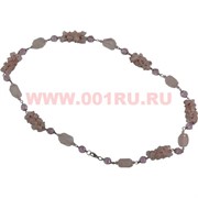 Бусы из розового кварца 70 см оптом (россыпь+камень)