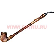Трубка курительная из груши длинная 38 см