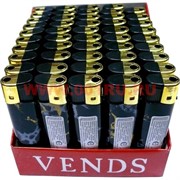 Зажигалка газовая Vends 50 шт\бл &quot;мраморная&quot;