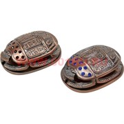 Скарабей большой из металла (цвета страз в ассортименте)