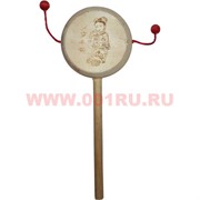 Буддийский барабан деревянный большой