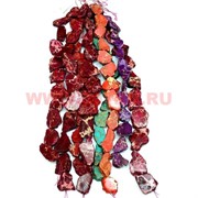 Нитка бусин варисцит микс цена за 1 нитку, натуральный камень