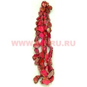 Нитка бусин варисцит розовый цена за 1 нитку, натуральный камень